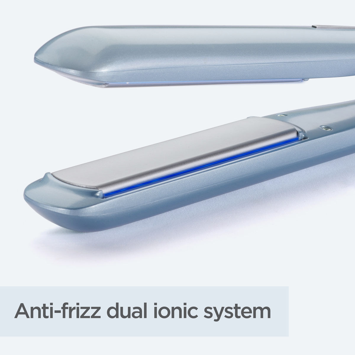 Anti-frizz dual ionic system